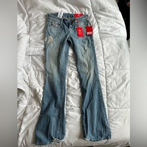 Diesel low waist bootcut jeans new with tags, never worn
